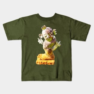 Wacky Asian Stone Sculpture Kids T-Shirt